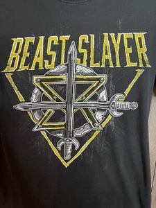 WWE BEAST SLAYER Wrestling Seth Rollins Authentic T-Shirt Size Small - Picture 1 of 6