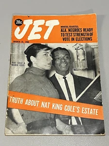 Vtg Jet Magazine March 31, 1966 Nat King Cole's Estate Maria Cole Elections Vote - Picture 1 of 7