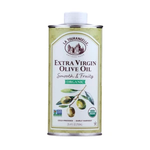 La Tourangelle, Organic Extra Virgin Olive Oil, Cold-Pressed, Smooth & Fruity - Picture 1 of 7