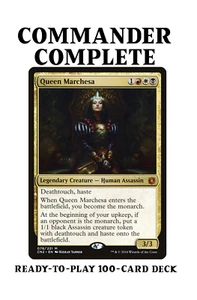 Queen Marchesa PROTECT THE MONARCH  Magic MTG Custom Commander Deck - Picture 1 of 9