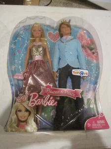 Toys R Us Exclusive Barbie & Ken Princess & Prince Set NRFB Mattel T7597 2010 - Picture 1 of 5