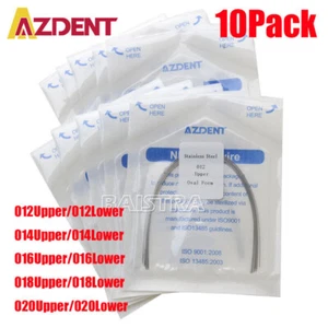 10Pack AZDENT Dental Orthodontic Stainless Steel Round Arch Wires Oval Form - Picture 1 of 13