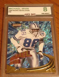 MICHAEL IRVIN****1999 PACIFIC REVOLUTION----MINT 8***COWBOYS---Mad Dog - Picture 1 of 2