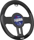 Sparco Spcs122bk Steering Wheel Cover Suede Plus Pvc Black
