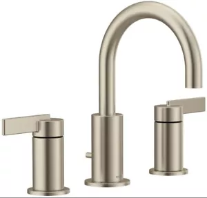 Moen T6222BN Cia 1,2 GPM Rubinetto bagno diffuso - Nichel spazzolato - Macchia - Foto 1 di 11
