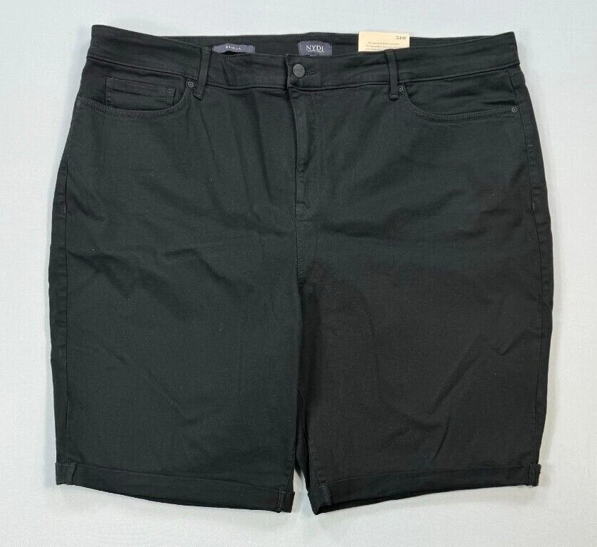 Women's NYDJ Plus Size Briella Roll Cuff Shorts 24W - Image 1 of 1