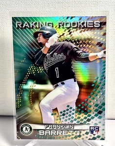 2017 Franklin Barreto RC Bowman's Best Raking Rookies Atomic Refractor #RR-FB - Picture 1 of 10
