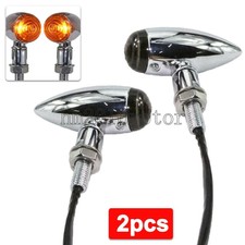 2Pcs Turn Signal Lights For Honda Shadow Spirit Aero 750 1100 VTX1300 VTX1800