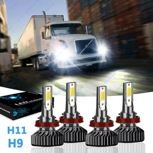 Combo de bombillas LED para semirremolque Volvo VNL 2004-2015 haz alto y bajo - Imagen 1 de 12