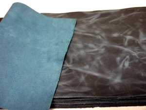 5 distress Matte leathers Top Quality Large 10.25" x 24" Dark Blue - Picture 1 of 4