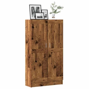 vidaXL Libreria Legno Antico 82,5x30,5x150 cm in Legno Multistrato - Foto 1 di 1
