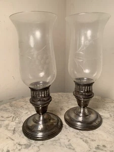 Vintage Farmington weighted sterling silver candle holders set of 2 - Picture 1 of 4