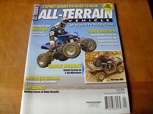 ATV All Terrain Magazine- December 2003 Polaris Predator Suzuki Z 400 YF-Z 450 - Foto 1 di 1