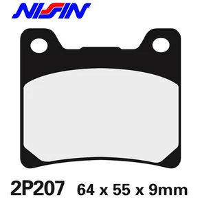 2 Bremsbeläge hinten Nissin 2P207NS Halbmetall Yamaha FJ1200 86-88 - Bild 1 von 2