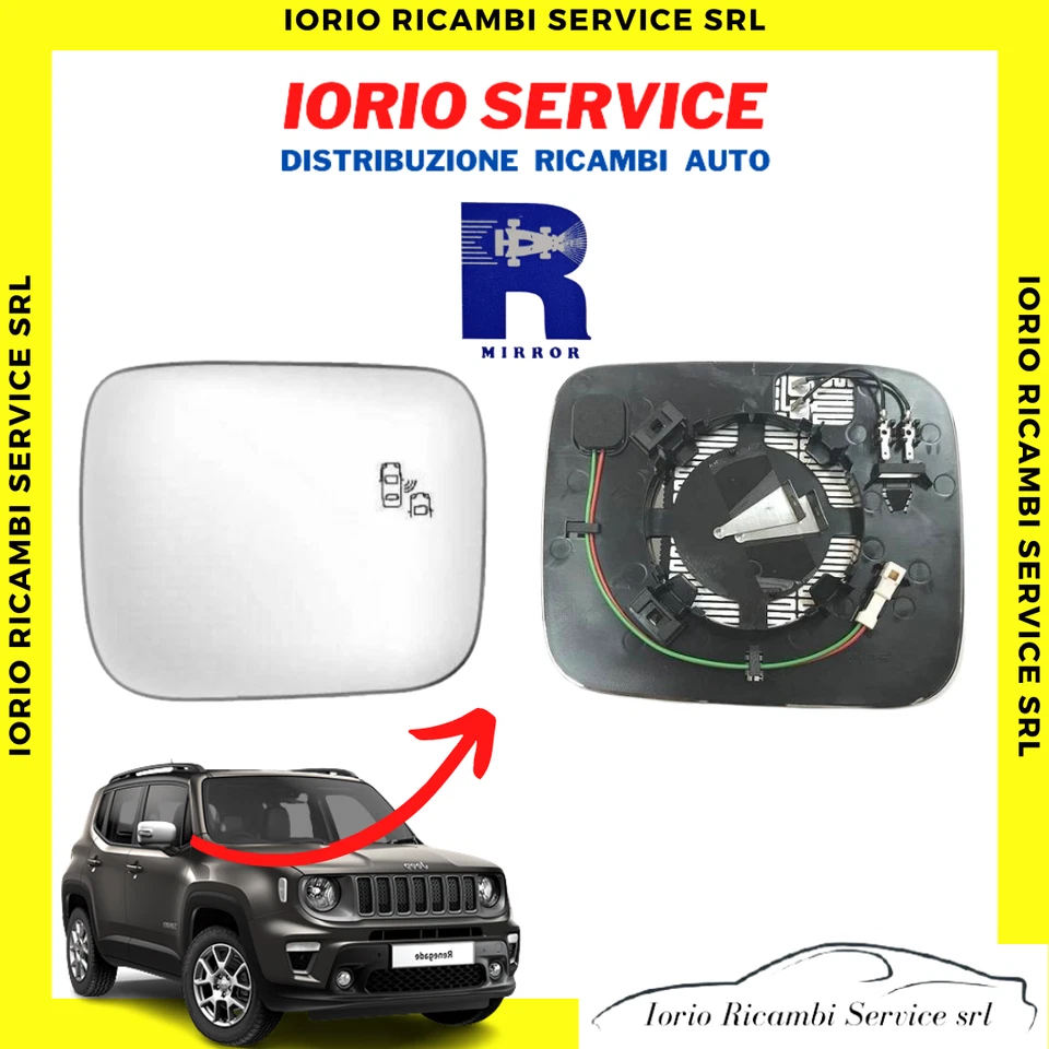 Piastra Specchio termica dx Jeep Renegade 2014 09- ricam Spa Rm001104