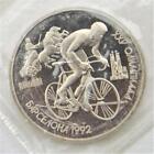 Russia USSR 1992 Barcelona Olympics 1991 commemorative Rouble CYCLING; sealed PF