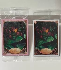 Demon Alastor + Demon Alastor Cracked Ice Promo Card Hazbin Hotel Trading Cards - Foto 1 di 6