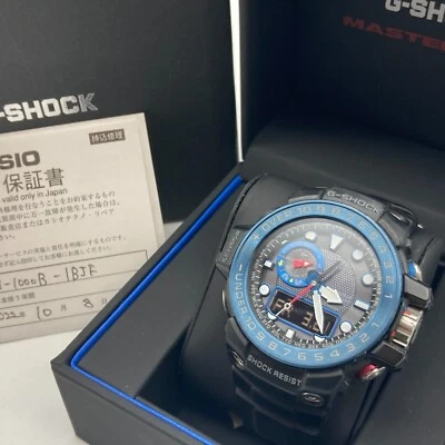 Reloj solar radio triple sensor CASIO G-SHOCK GULFMASTER GWN-1000B-1BJF 101,1 g Foto 1 de 4