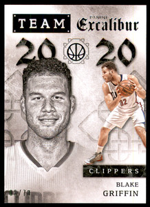 2015-16 Panini Excalibur Team 2020 Silver #10 Blake Griffin /70