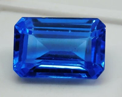 16.90 Cts Rare Emerald Cut Blue Natural Tanzanite AAA+ Loose Gemstone ! - Image 1 of 4