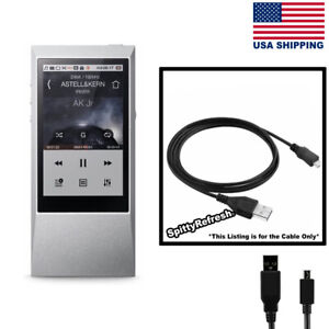 Astell&Kern AK Jr Portable Audio Player USB Power Cable Transfer Replacement