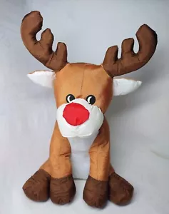Red-Nosed Reindeer Nylon Plush 13" James Alex Inc. Parachute - Picture 1 of 10