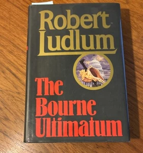 The Bourne Ultimatum by Robert Ludlum, Signed HC/DJ, 1st edition, 2nd printing - Picture 1 of 9