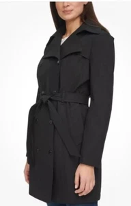 Calvin Klein Ladies' Trench Coat, Black Small AD9 - Picture 1 of 1
