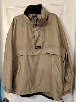 Chaps Ralph Lauren XXL Hooded Kangaroo/Windbreaker Cotton/Poly Men Pullover - Image 1 of 4