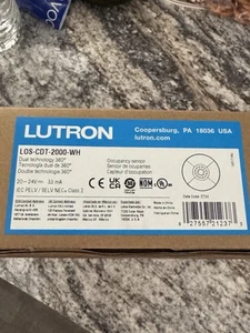 Lutron LOS-CDT-2000-WH Occupancy Sensor - Picture 1 of 3