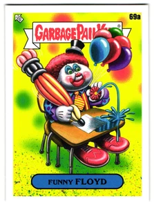 Lustige Floyd GPK 2020 Müll Eimer Kinder Klasse Clown Parodie - genaue Karte gezeigt - Bild 1 von 2