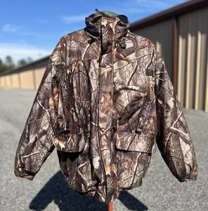 10X Realtree Camo Hunting Jacket 3XL Insulated Fleece Lined Cold Weather Parka - Picture 1 of 8