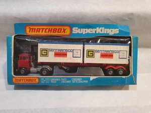 Vintage 1981 Matchbox SuperKings K-17 Scammell Container Truck, Gentransco - Picture 1 of 8