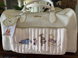 NWT Disney Winnie The Pooh Faux Leather Weekender/Overnight Travel Bag PRIMARK - Picture 1 of 5