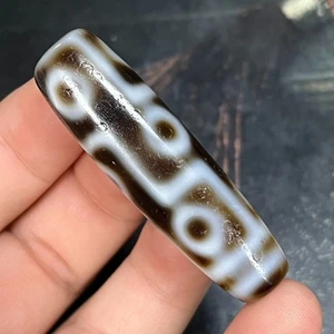Wunderschöner Tibetischer Achat Dzi *9 Augen* Amulett Perlen Anhänger zx - Bild 1 von 9