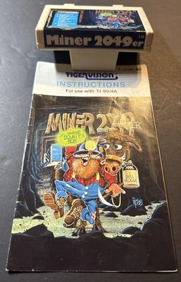 Miner 2049er Texas Instruments TI-99/4A - Cartridge 1983 Tigervision - Image 1 of 4