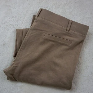 Pantalón de vestir clásico Betabrand yoga recto para mujer L caqui carrera trabajo elástico - Imagen 1 de 10