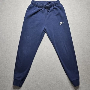 Pantalones deportivos Nike para hombre pequeños azul marino ropa deportiva club polar bolsillos - Imagen 1 de 12