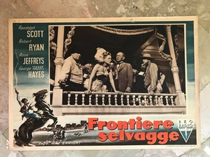 FRONTIERE SELVAGGE Fotobusta cinematografica originale (3) - Imagen 1 de 1