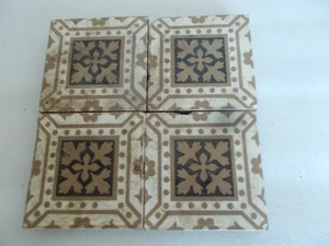 Encaustic Hall Boden Steinbruch Fliesen Encaustic Geometrisch Ref 78 (VERSANDKOSTENFREI UK) - Bild 1 von 7