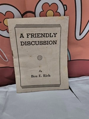 A Friendly Discussion by Ben E. Rich   paperback  $6.00  FREE SHIPPING - Image 1 of 3