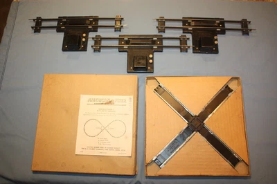 American Flyer "S" gauge 1946 uncouplers (3), & New #724 Crossing w/orig. box - Image 1 of 4