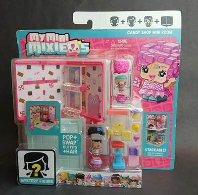 Conjunto de brinquedos Mattel My Mini MixieQ's Candy Shop mini sala com figuras e acessórios - Imagem 1 de 4