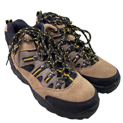 Northwest Territory Brown Suede leather Hiking Ankle boots Men 5, Wom. 7 EUC - Image 1 of 4