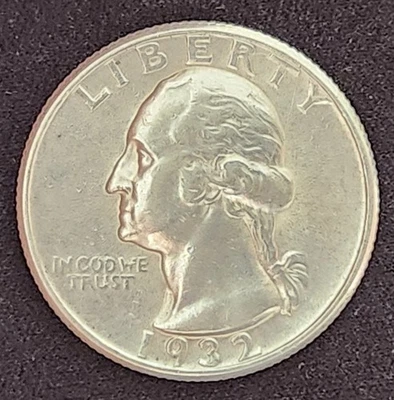 1932 QUARTER ERROR DDO FS 101 /DIE CRACKS UNC RARE 1st YR - Image 1 of 4