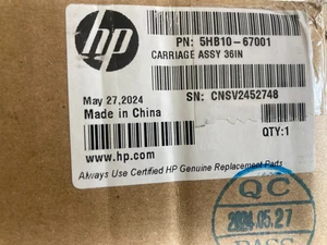 NUEVO HP 5HB10-67001 Conjunto de carro 36 pulgadas DESIGNJET T630 T650 T850 + MÁS MODELOS - Imagen 1 de 5