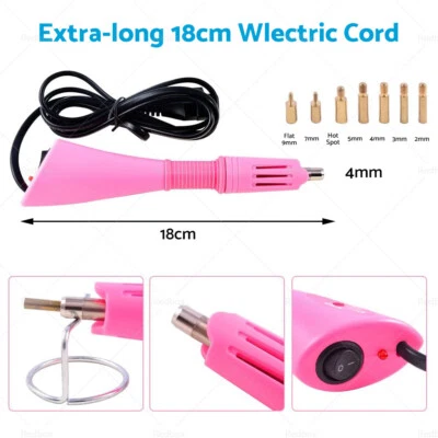 Applicator Wand Heat Gun for Hot fix Hotfix Rhinestone Crystal Tool AU plug - image 1 of 4