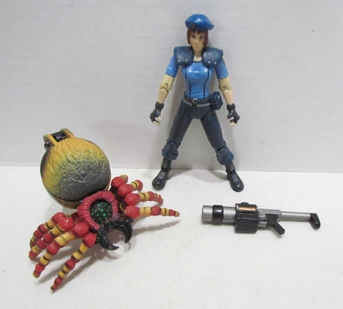 RESIDENT EVIL JILL VALENTINE & WEB SPINNER ACTION FIGURE CAPCOM TOY BIZ 1998 Cover