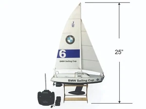 25" RC ferngesteuertes 4 Kanäle Segelboot 120SH Motor - BMW Segel Cup - Bild 1 von 8