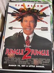 Doppelseitige Original Filmplakate ~ 27""x40"" JUNGLE 2 JUNGLE Tim Allen - Bild 1 von 7